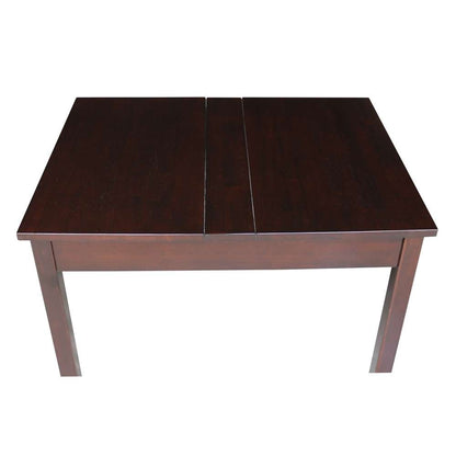 International Concepts - Table with Lift Up Top For Storage in Rich Mocha Finish - JT15-2532L veiw 8