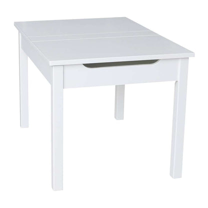 International Concepts - Table with Lift Up Top For Storage in White Finish - JT08-2532L veiw 4