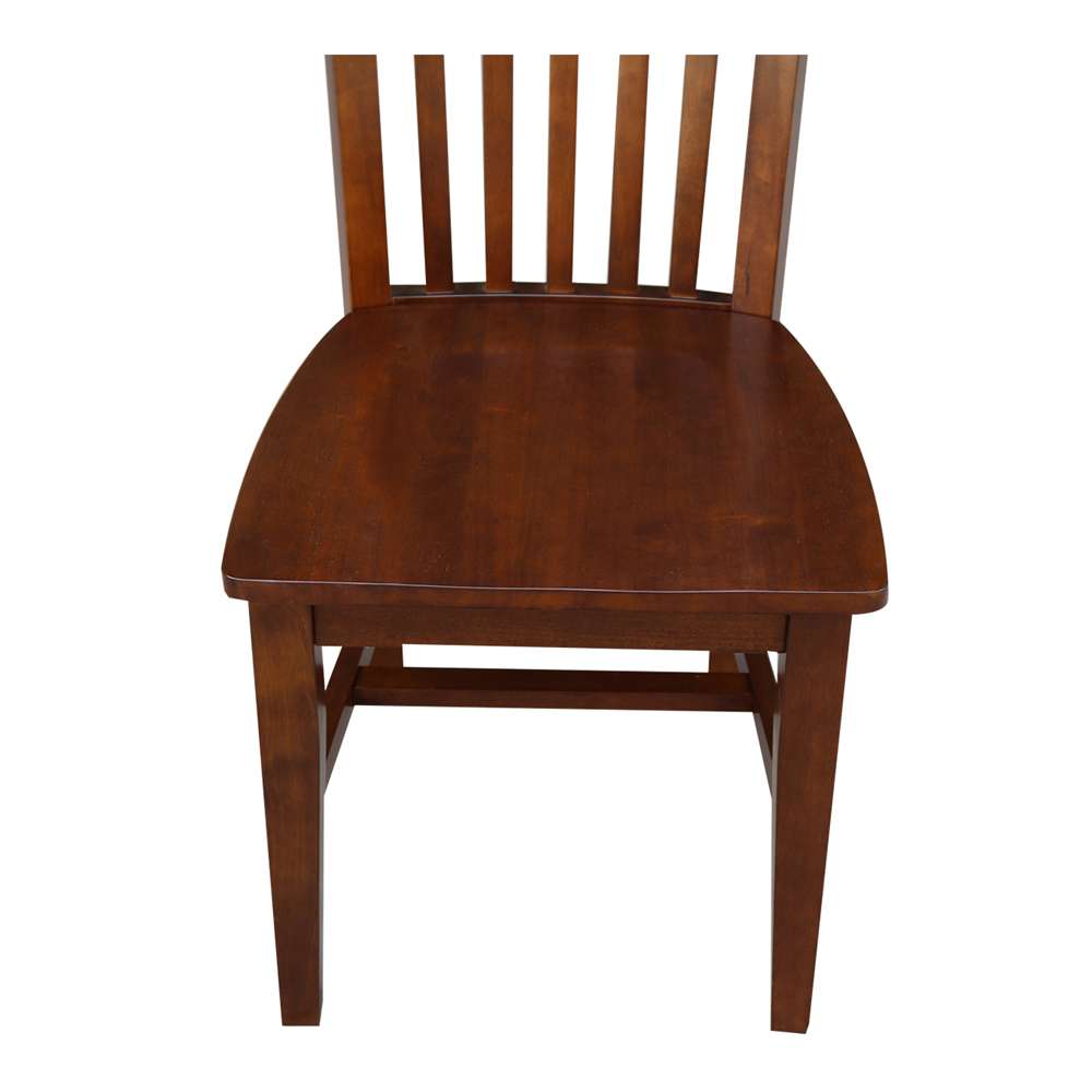 International Concepts - Tall Mission Chair in Espresso Finish (Set of 2) - C581-465P veiw 4