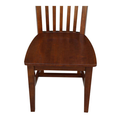International Concepts - Tall Mission Chair in Espresso Finish (Set of 2) - C581-465P veiw 4