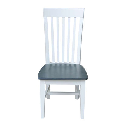 International Concepts - Tall Mission Chair in White/Heather Gray Finish (Set of 2) - C05-465P veiw 4