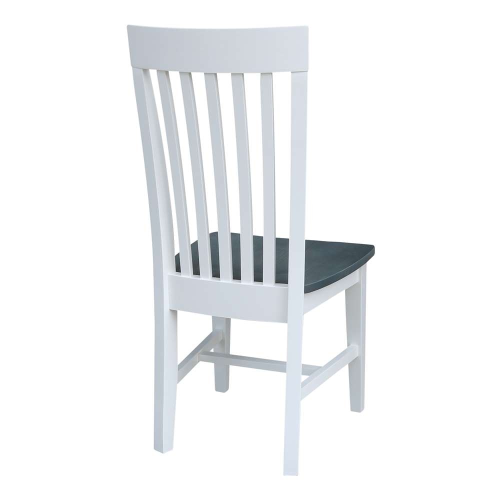 International Concepts - Tall Mission Chair in White/Heather Gray Finish (Set of 2) - C05-465P veiw 8