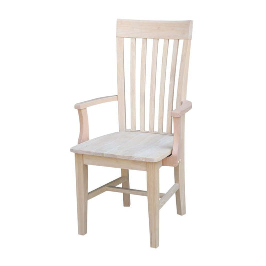 International Concepts - Tall Mission Chair with Arms - C-465A veiw 1