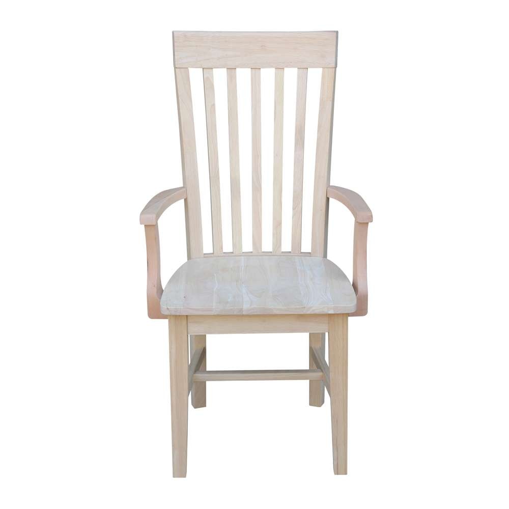 International Concepts - Tall Mission Chair with Arms - C-465A veiw 6