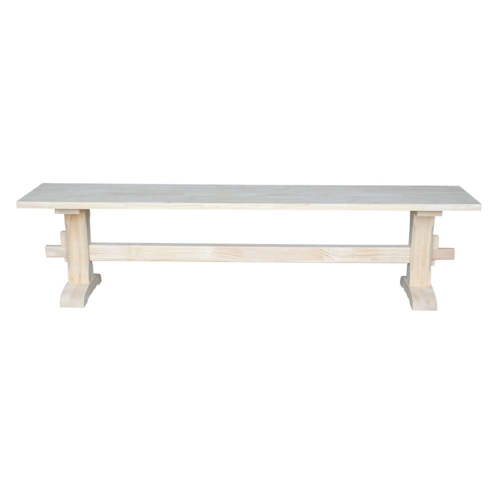International Concepts - Trestle Bench  - KBE-72 veiw 3