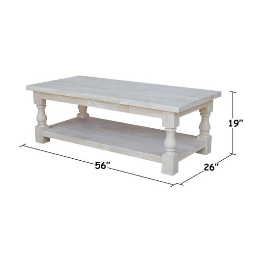 International Concepts - Tuscan Coffee Table - OT-17C veiw 2