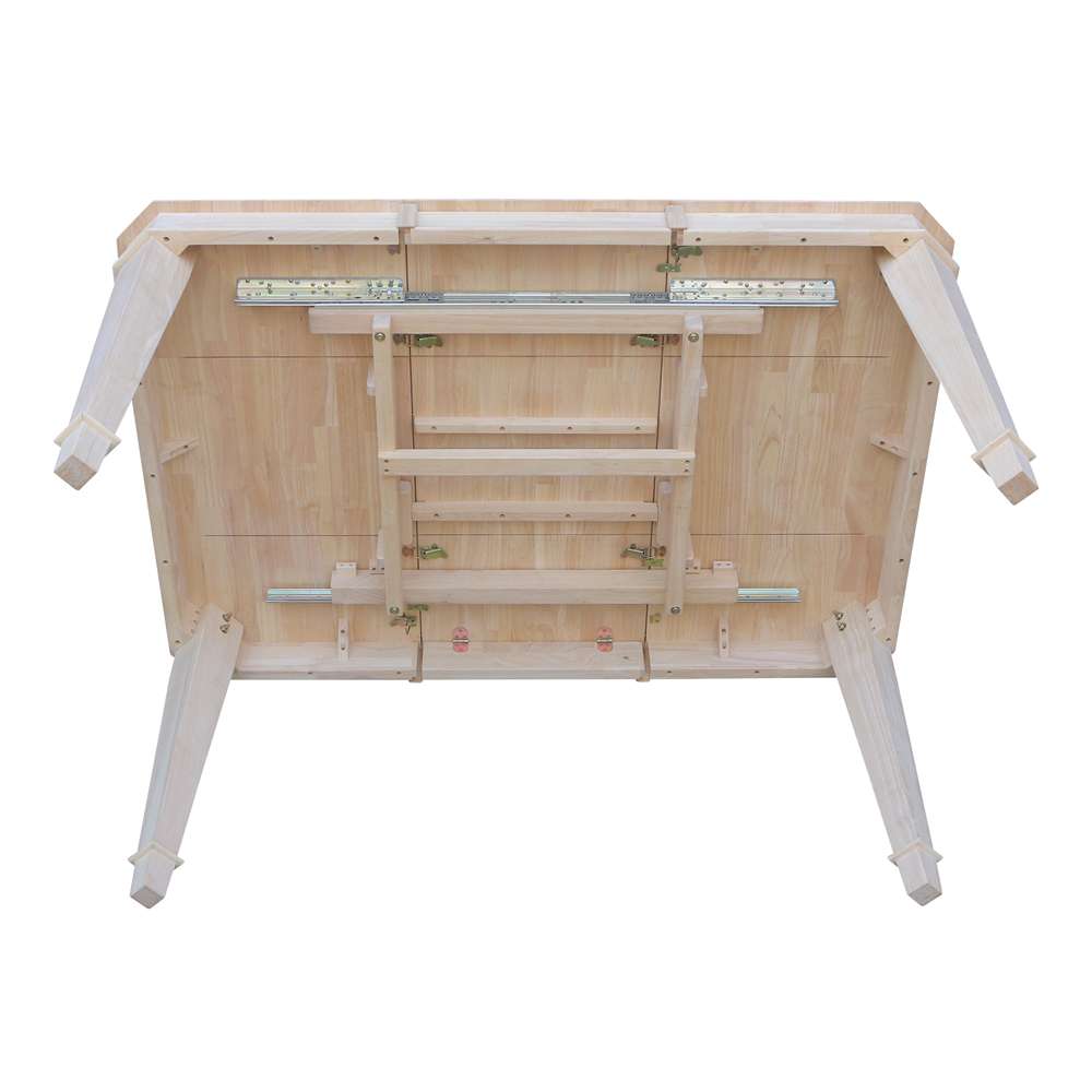 International Concepts - Tuscany Butterfly Leaf Dining Table - K-4040XBT-60B veiw 6