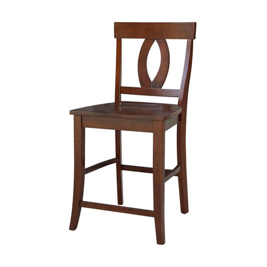 International Concepts - Verona Counter Height Stool - 24inSH in Espresso Finish - S581-1702 veiw 1