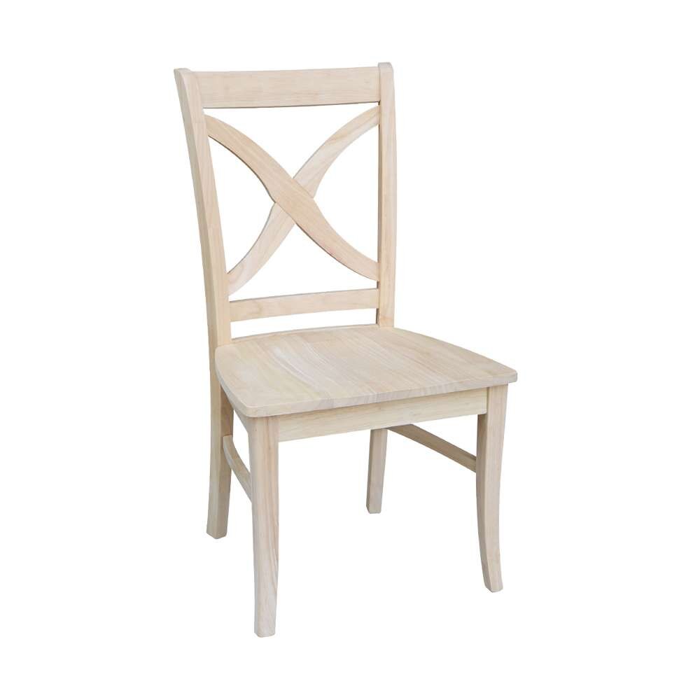 International Concepts - Vineyard Curved X Back Chair (Set of 2) - C-14P veiw 2
