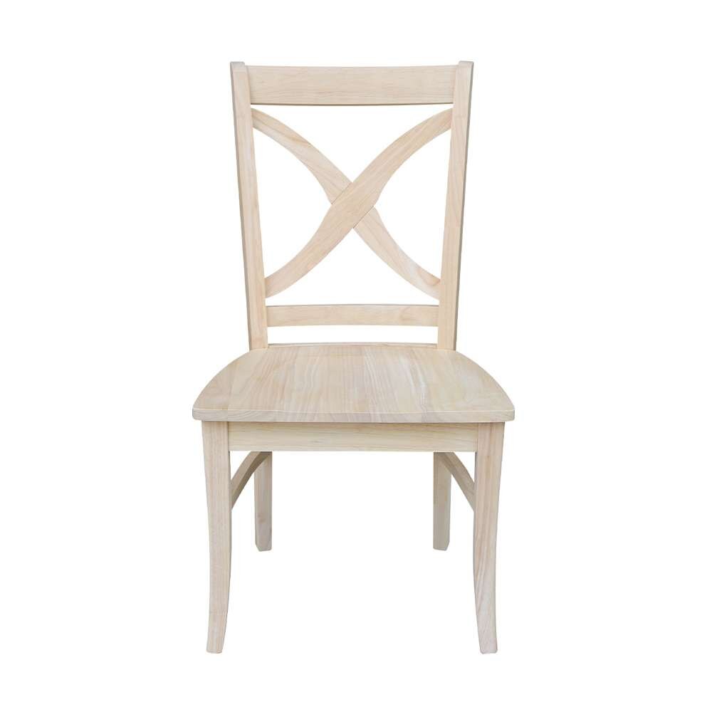 International Concepts - Vineyard Curved X Back Chair (Set of 2) - C-14P veiw 5