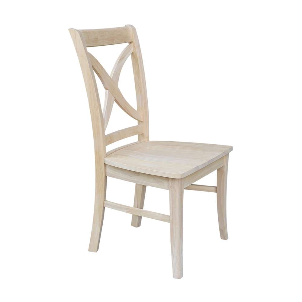 International Concepts - Vineyard Curved X Back Chair (Set of 2) - C-14P veiw 6