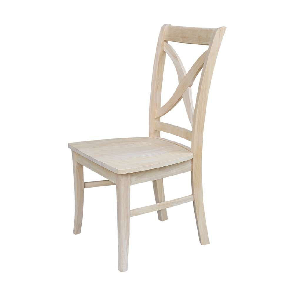International Concepts - Vineyard Curved X Back Chair (Set of 2) - C-14P veiw 7