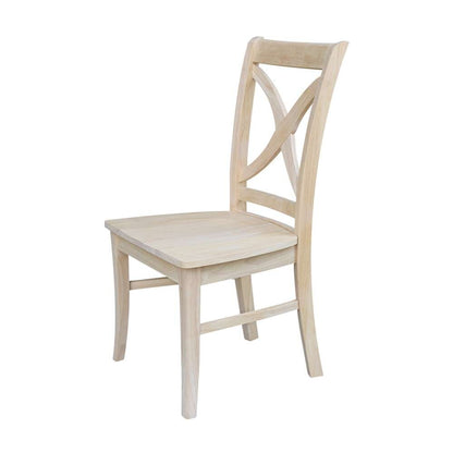 International Concepts - Vineyard Curved X Back Chair (Set of 2) - C-14P veiw 7