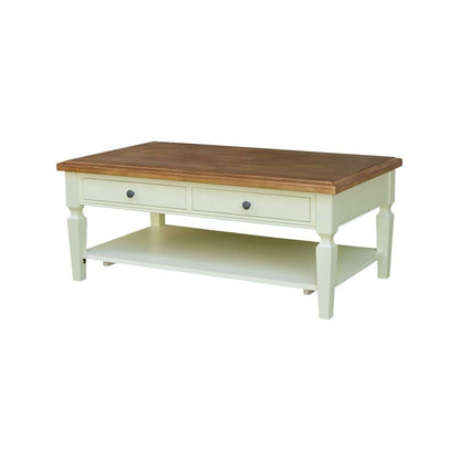 International Concepts - Vista Coffee Table in Hickory/Shell Finish - OT79-15C veiw 1