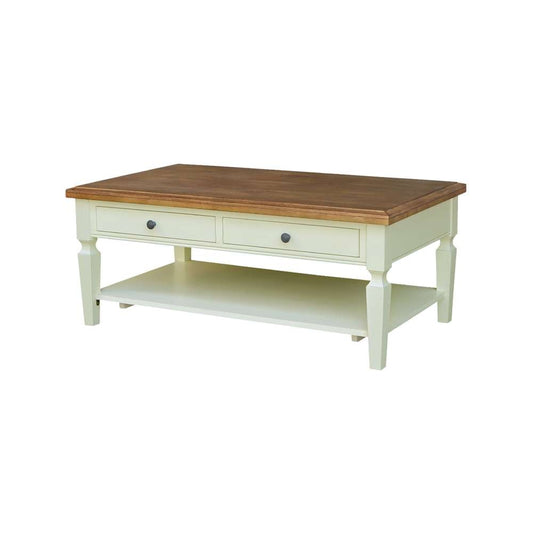 International Concepts - Vista Coffee Table in Hickory/Shell Finish - OT79-15C veiw 1