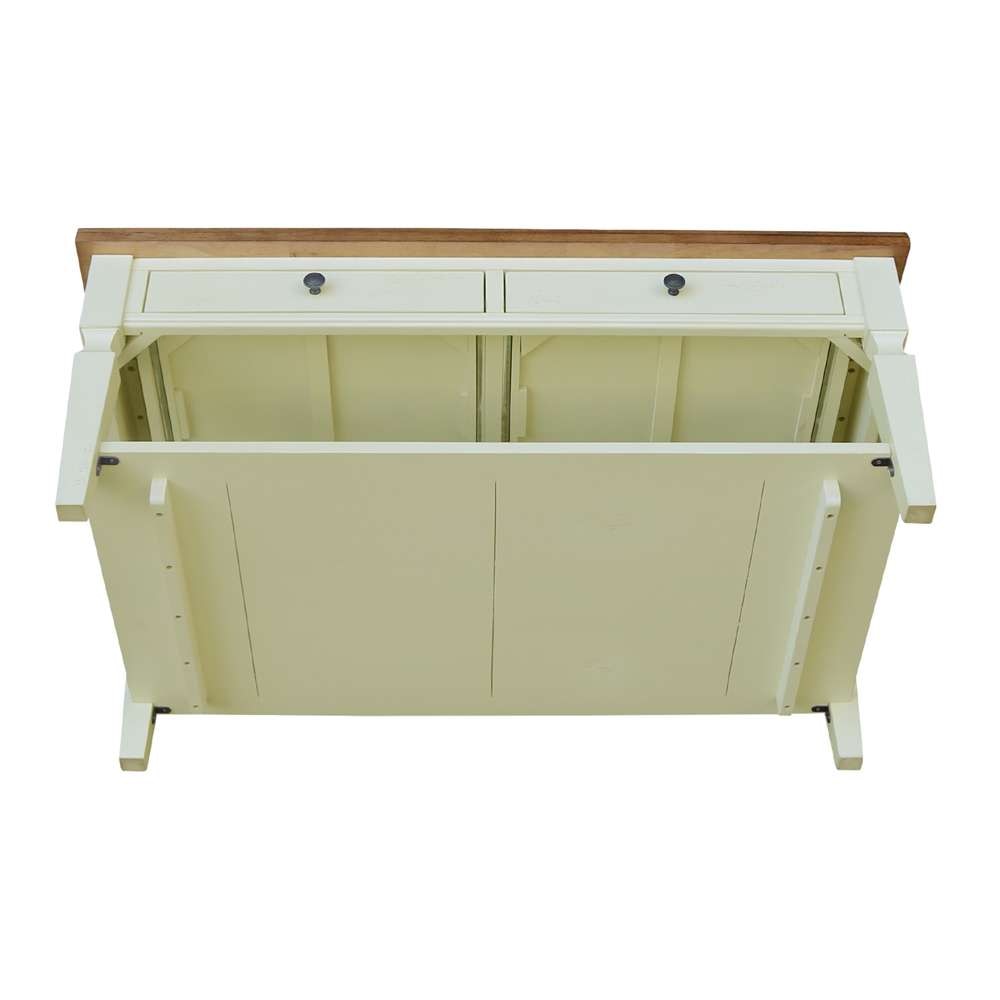 International Concepts - Vista Coffee Table in Hickory/Shell Finish - OT79-15C veiw 10