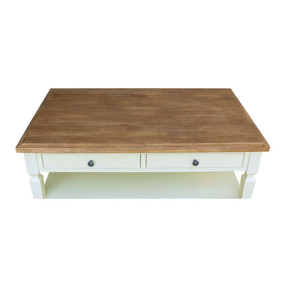 International Concepts - Vista Coffee Table in Hickory/Shell Finish - OT79-15C veiw 11