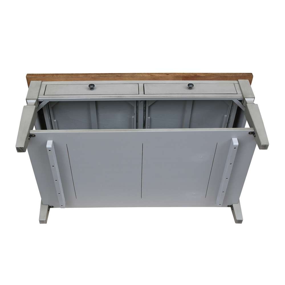 International Concepts - Vista Coffee Table in Hickory/Stone Finish - OT41-15C veiw 4