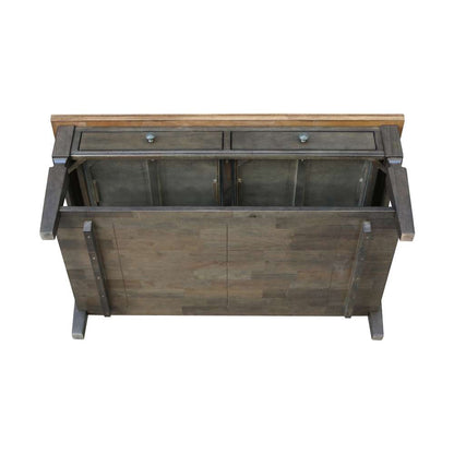 International Concepts - Vista Coffee Table in Hickory/Washed Coal Finish - OT45-15C veiw 6