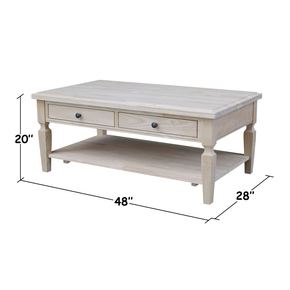 International Concepts - Vista Coffee Table - OT-15C veiw 3