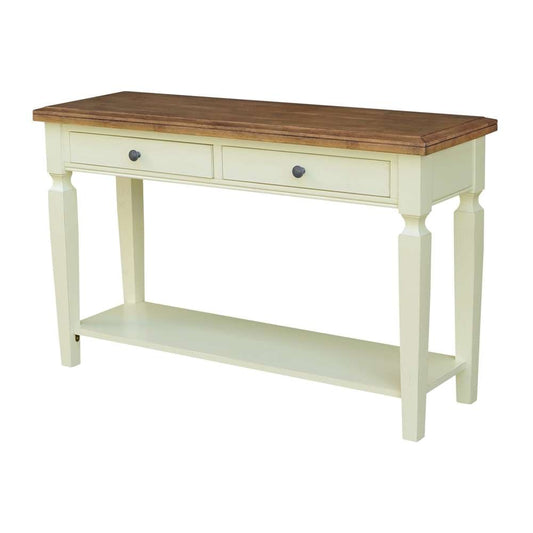 International Concepts - Vista Console/Sofa Table in Hickory/Shell Finish - OT79-15S veiw 1