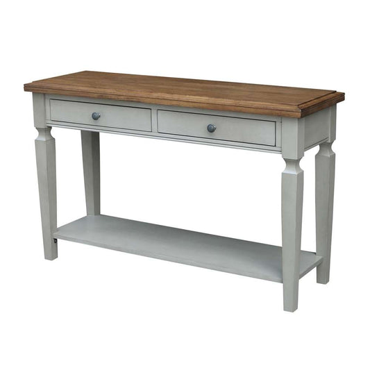International Concepts - Vista Console/Sofa Table in Hickory/Stone Finish - OT41-15S veiw 1