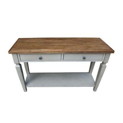 International Concepts - Vista Console/Sofa Table in Hickory/Stone Finish - OT41-15S veiw 10