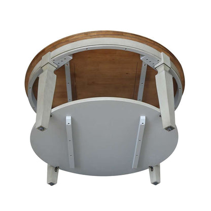 International Concepts - Vista Round Coffee Table in Hickory/Stone Finish - OT41-15CR veiw 5