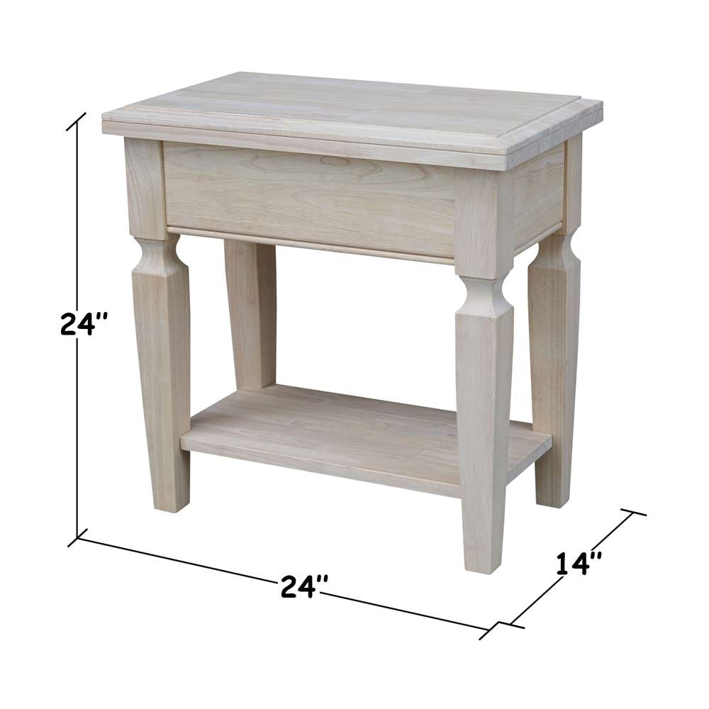 International Concepts - Vista Side Table - OT-15E2 veiw 3