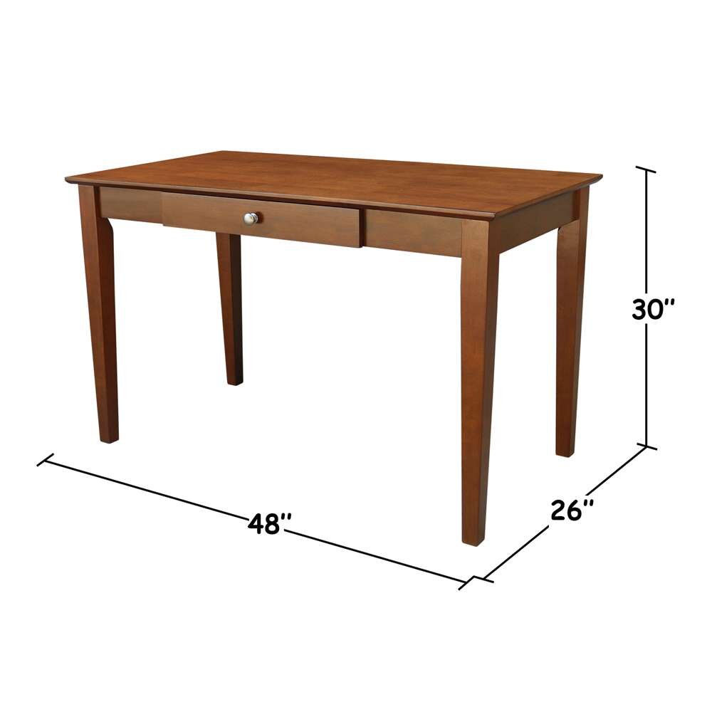 International Concepts - Writing Desk with Drawer in Espresso Finish - OF581-41 veiw 3