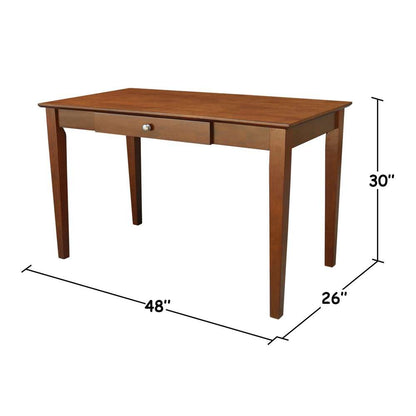 International Concepts - Writing Desk with Drawer in Espresso Finish - OF581-41 veiw 3