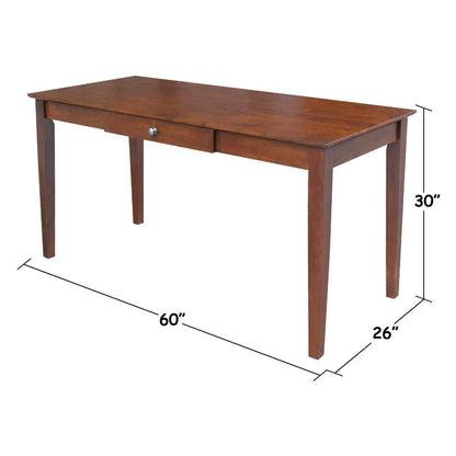 International Concepts - Writing Desk with Drawer - Large in Espresso Finish - OF581-42 veiw 3