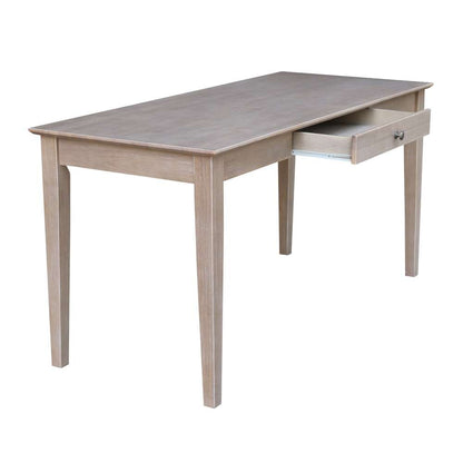 International Concepts - Writing Desk with Drawer - Large in Washed Gray Taupe Finish - OF09-42 veiw 9