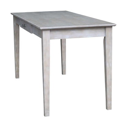 International Concepts - Writing Desk with Drawer - Large in Washed Gray Taupe Finish - OF09-42 veiw 11