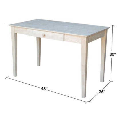 International Concepts - Writing Desk with Drawer - OF-41 veiw 3