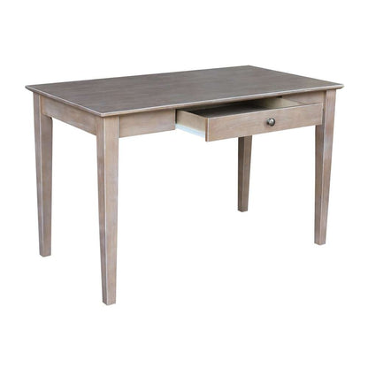 International Concepts - Writing Desk with Drawer in Washed Gray Taupe Finish - OF09-41 veiw 6