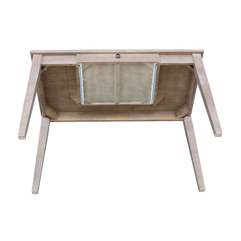 International Concepts - Writing Desk with Drawer in Washed Gray Taupe Finish - OF09-41 veiw 9