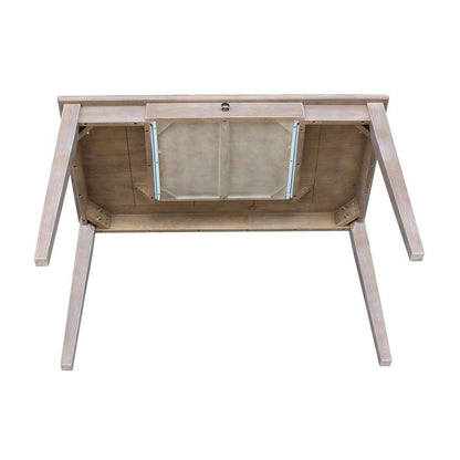 International Concepts - Writing Desk with Drawer in Washed Gray Taupe Finish - OF09-41 veiw 9