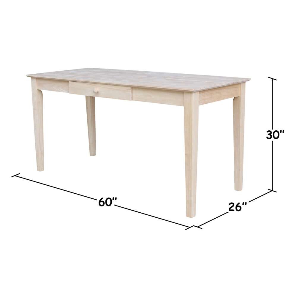 International Concepts - Writing Desk with Drawer - OF-42 veiw 3