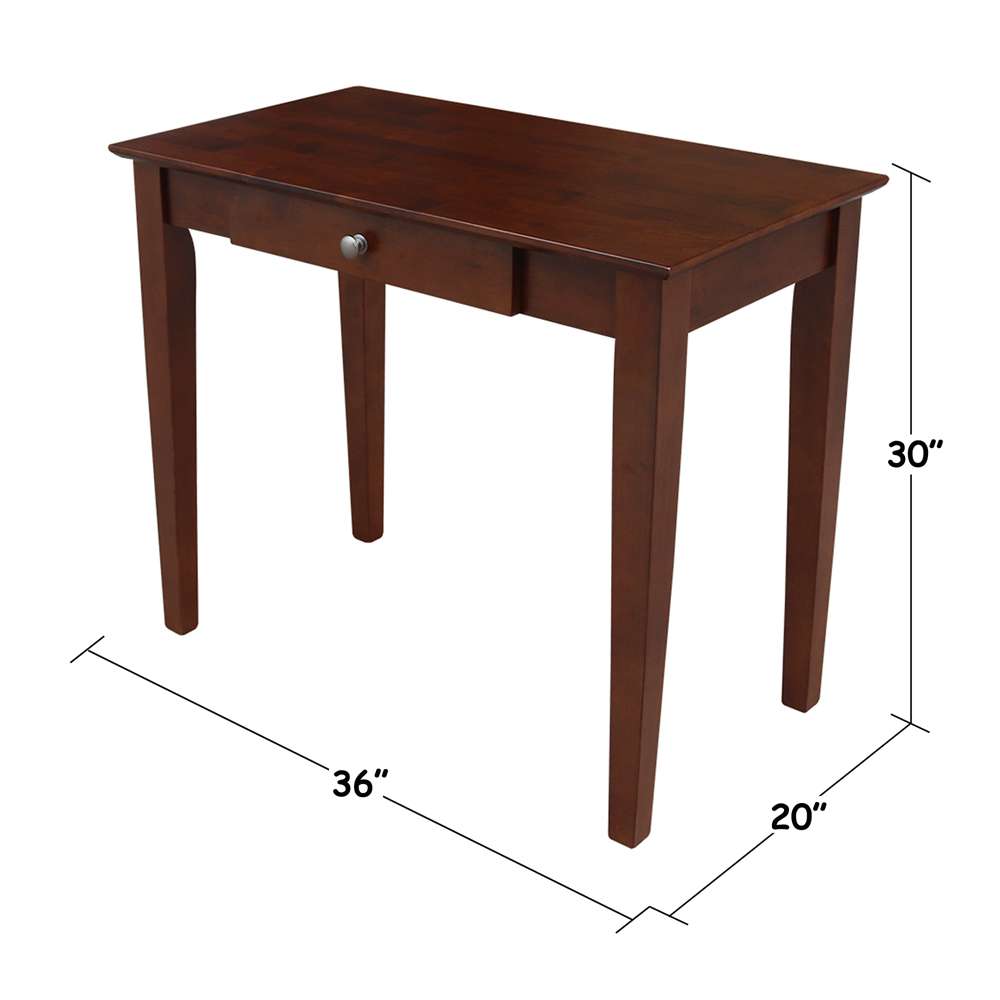 International Concepts - Writing Table in Espresso Finish - OF581-49 veiw 2