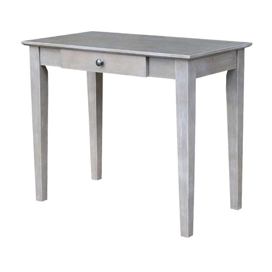 International Concepts - Writing Table in Washed Gray Taupe Finish - OF09-49 veiw 1