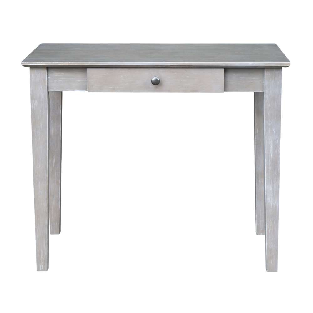 International Concepts - Writing Table in Washed Gray Taupe Finish - OF09-49 veiw 4