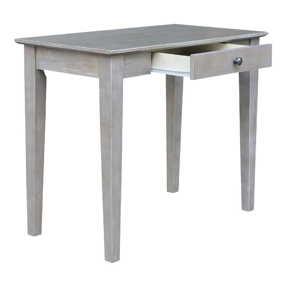 International Concepts - Writing Table in Washed Gray Taupe Finish - OF09-49 veiw 6