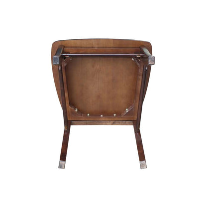 International Concepts - X-Back Chair with Solid Wood Seat in Rich Mocha Finish (Set of 2) - C15-613P veiw 10