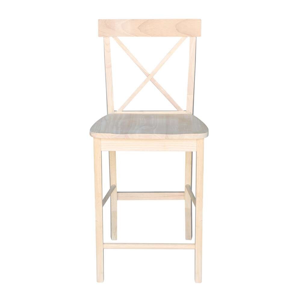 International Concepts - X-Back Stool - 24inSH - S-6132 veiw 6
