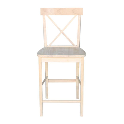 International Concepts - X-Back Stool - 24inSH - S-6132 veiw 6