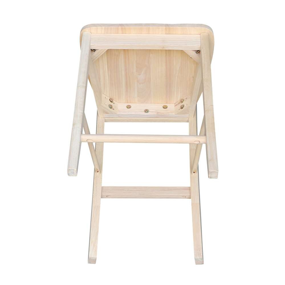 International Concepts - X-Back Stool - 24inSH - S-6132 veiw 8