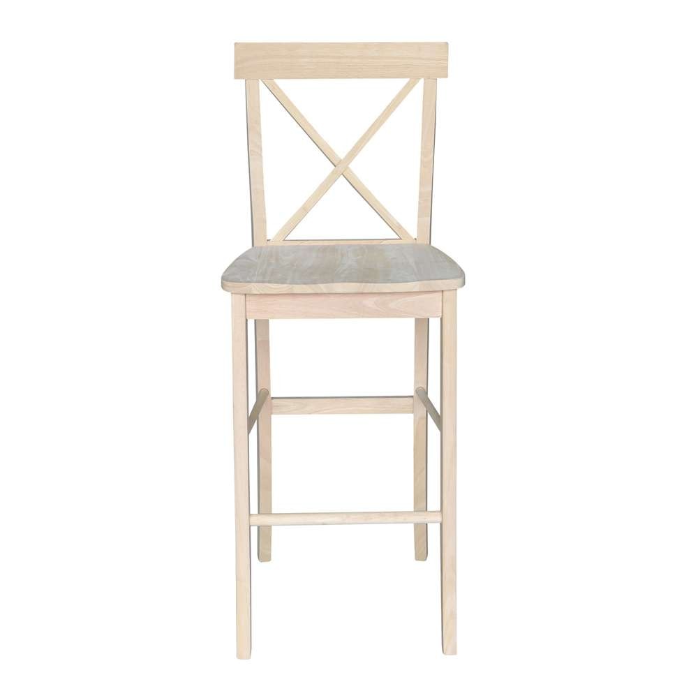 International Concepts - X-Back Stool - 30inSH - S-6133 veiw 6