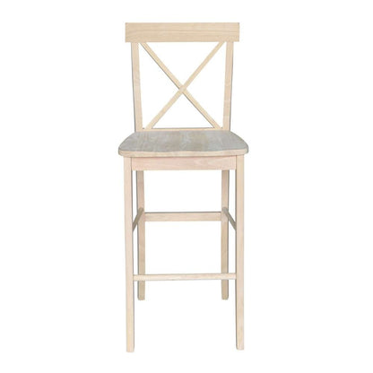 International Concepts - X-Back Stool - 30inSH - S-6133 veiw 6