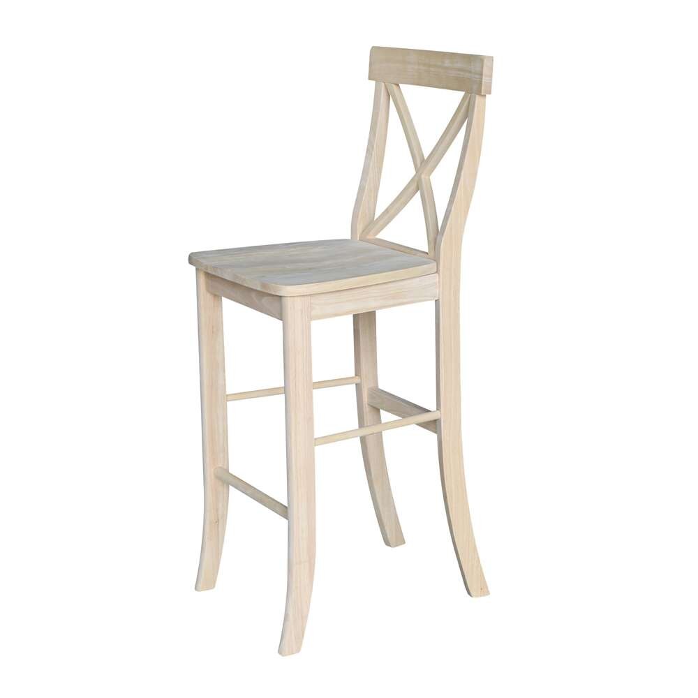International Concepts - X-Back Stool - 30inSH - S-6133 veiw 7